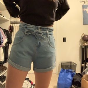 Paper bag shorts
